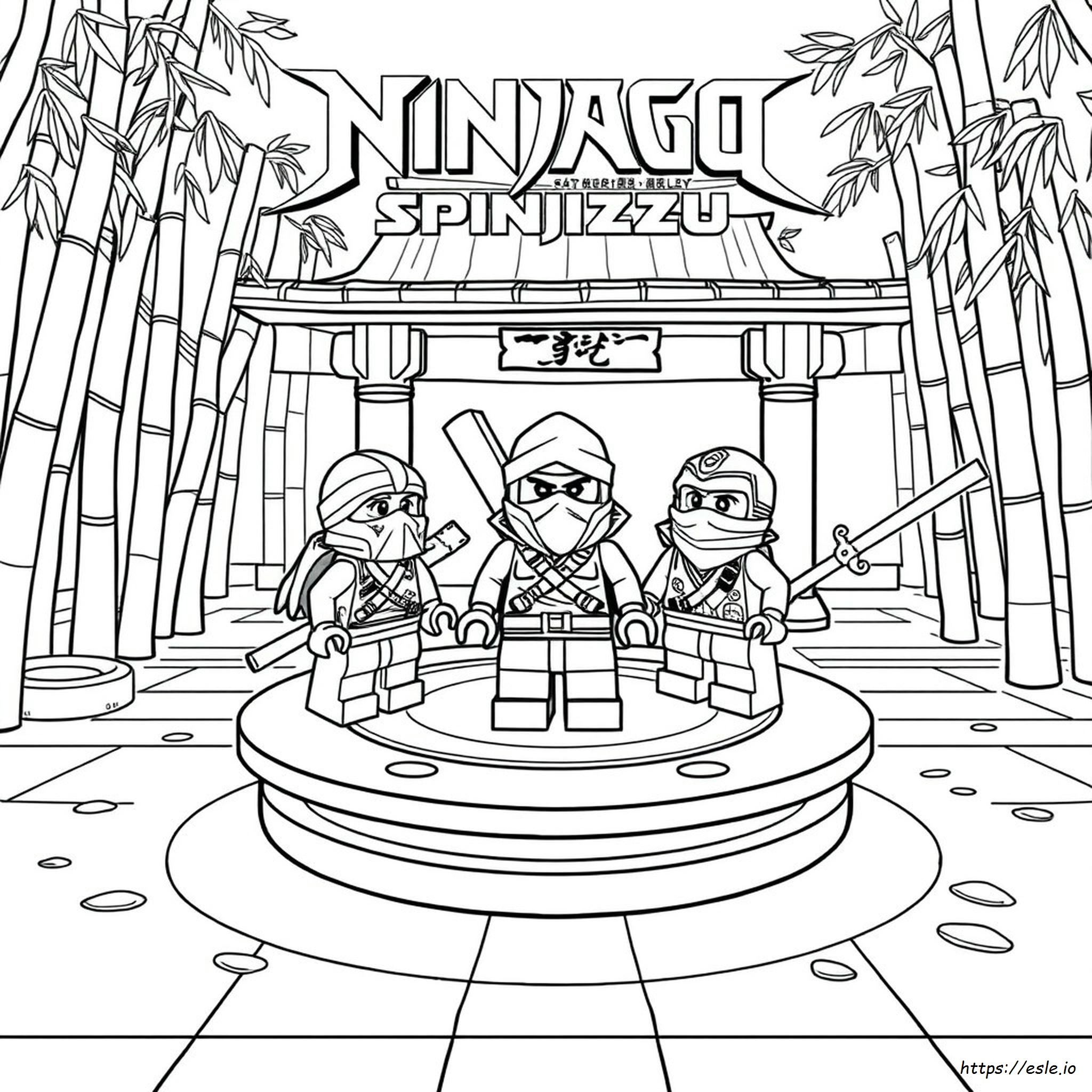 Ninjago Spinjitzu Coloring Pages