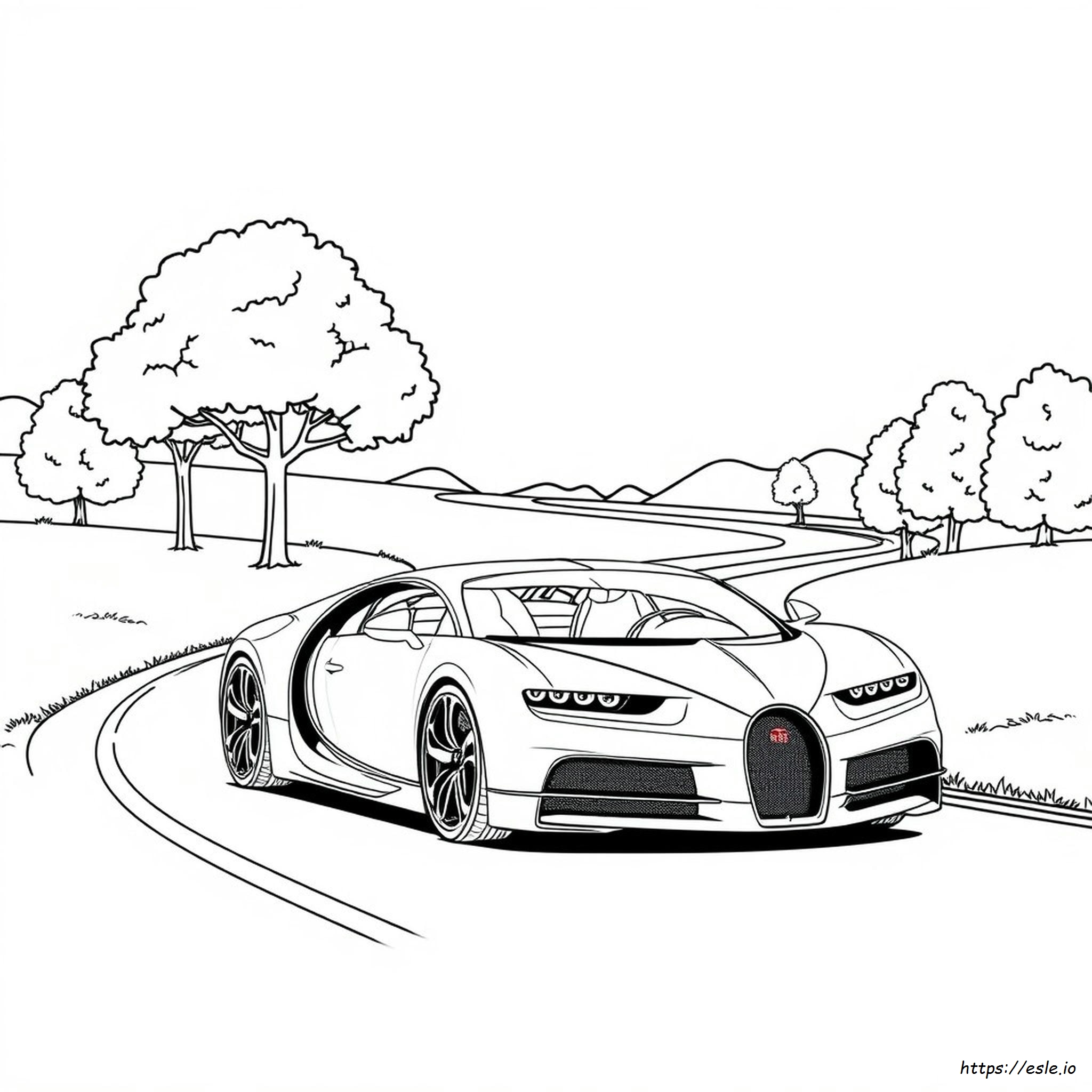 Bugatti Centodieci Coloring Pages