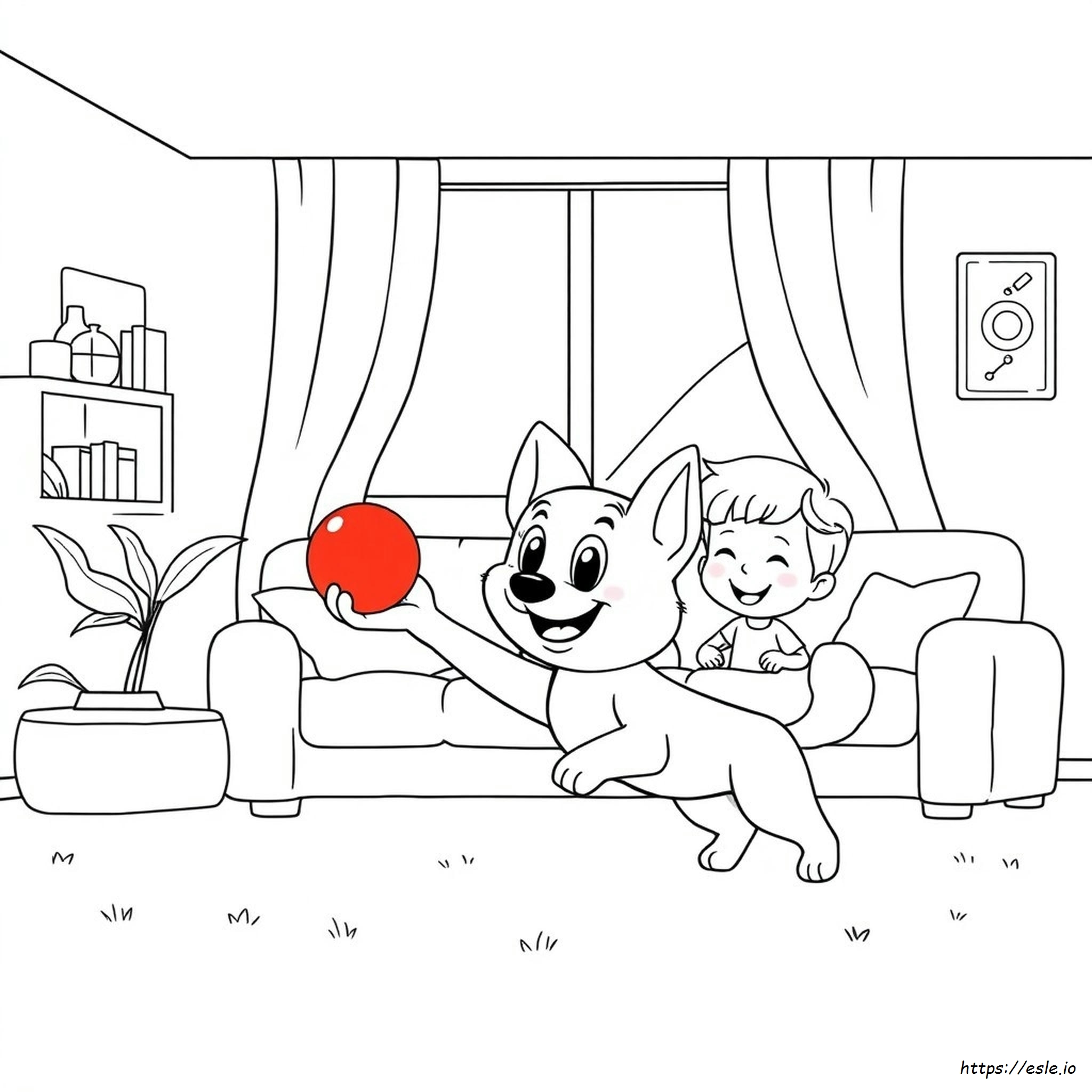 Bluey Da Colorare Per Bambini