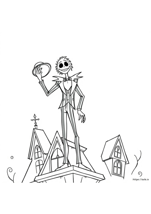 Beetlejuice Gambar Mewarnai Dapat Dicetak