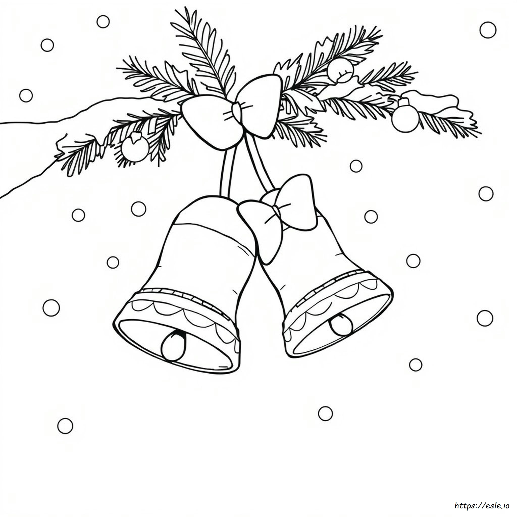 Christmas Bells Colouring