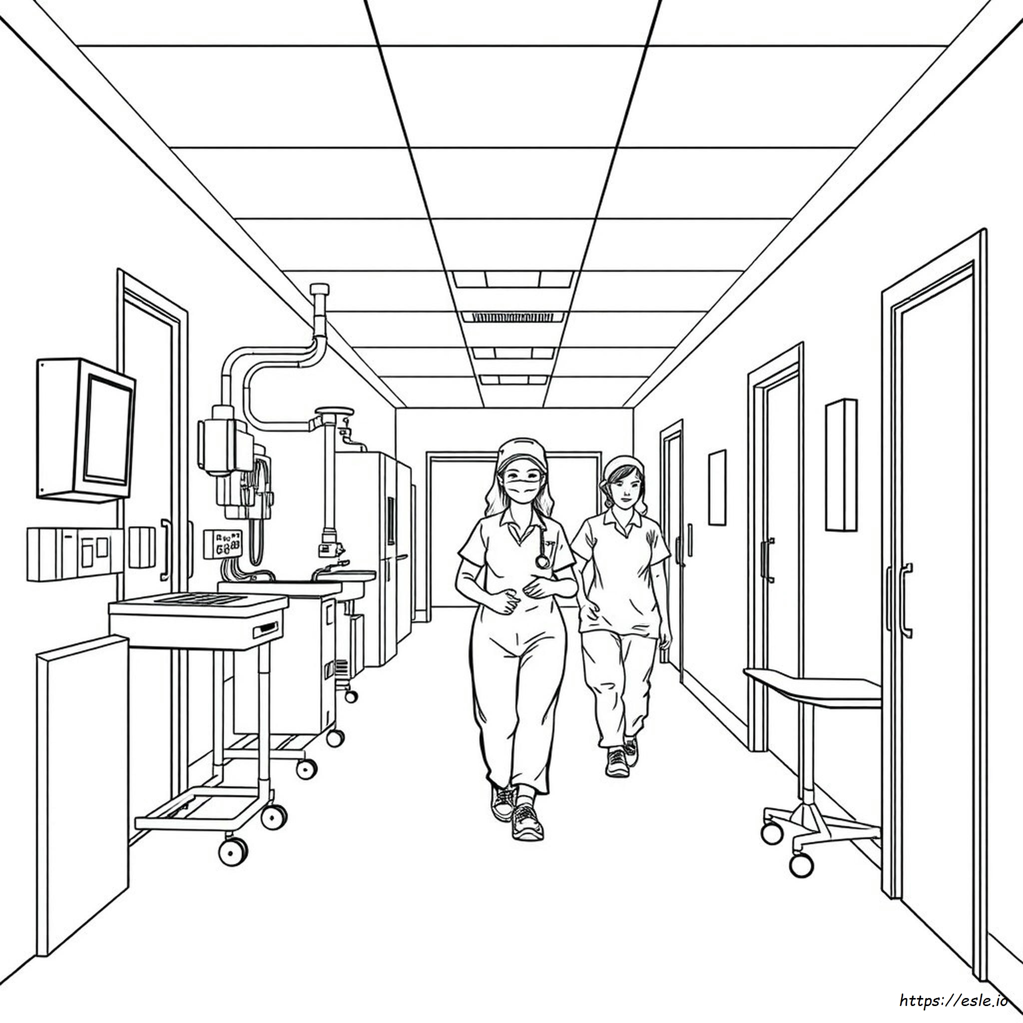 Ospedale Da Stampare Da Colorare