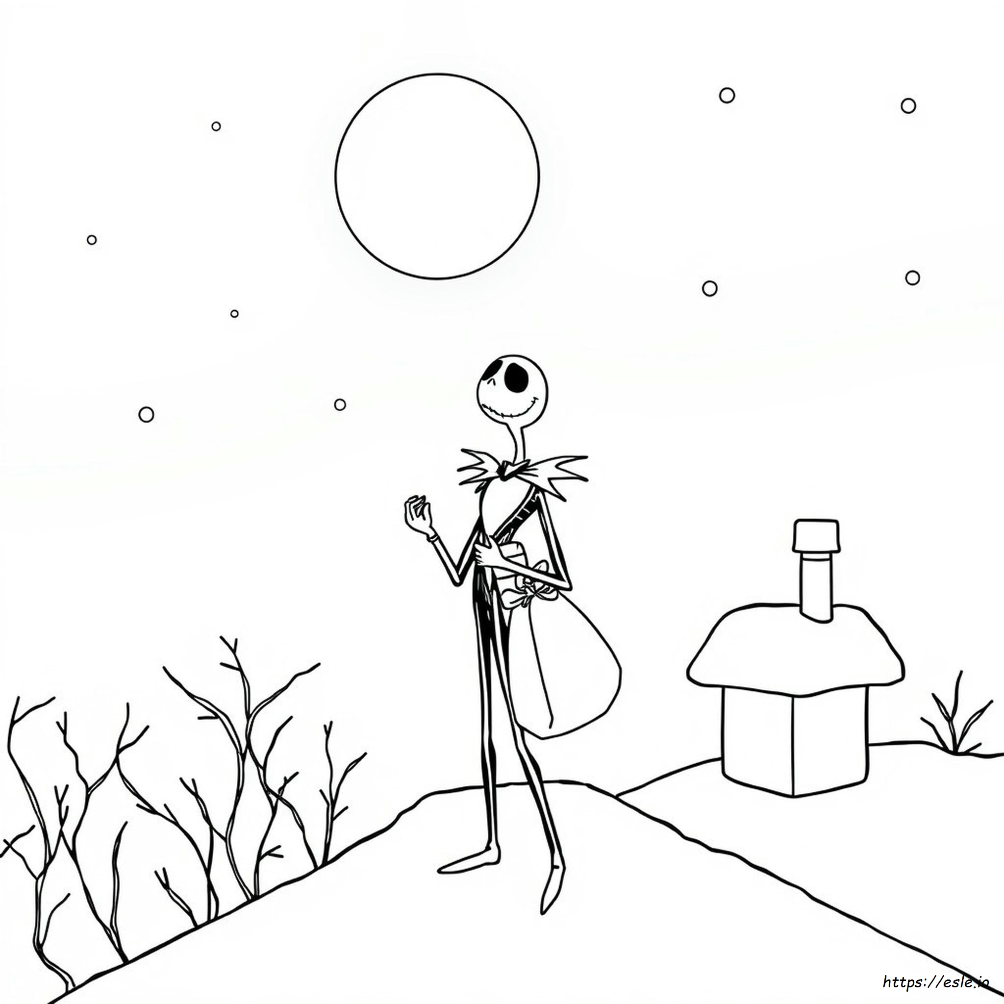 Nightmare Before Xmas Coloring Pages