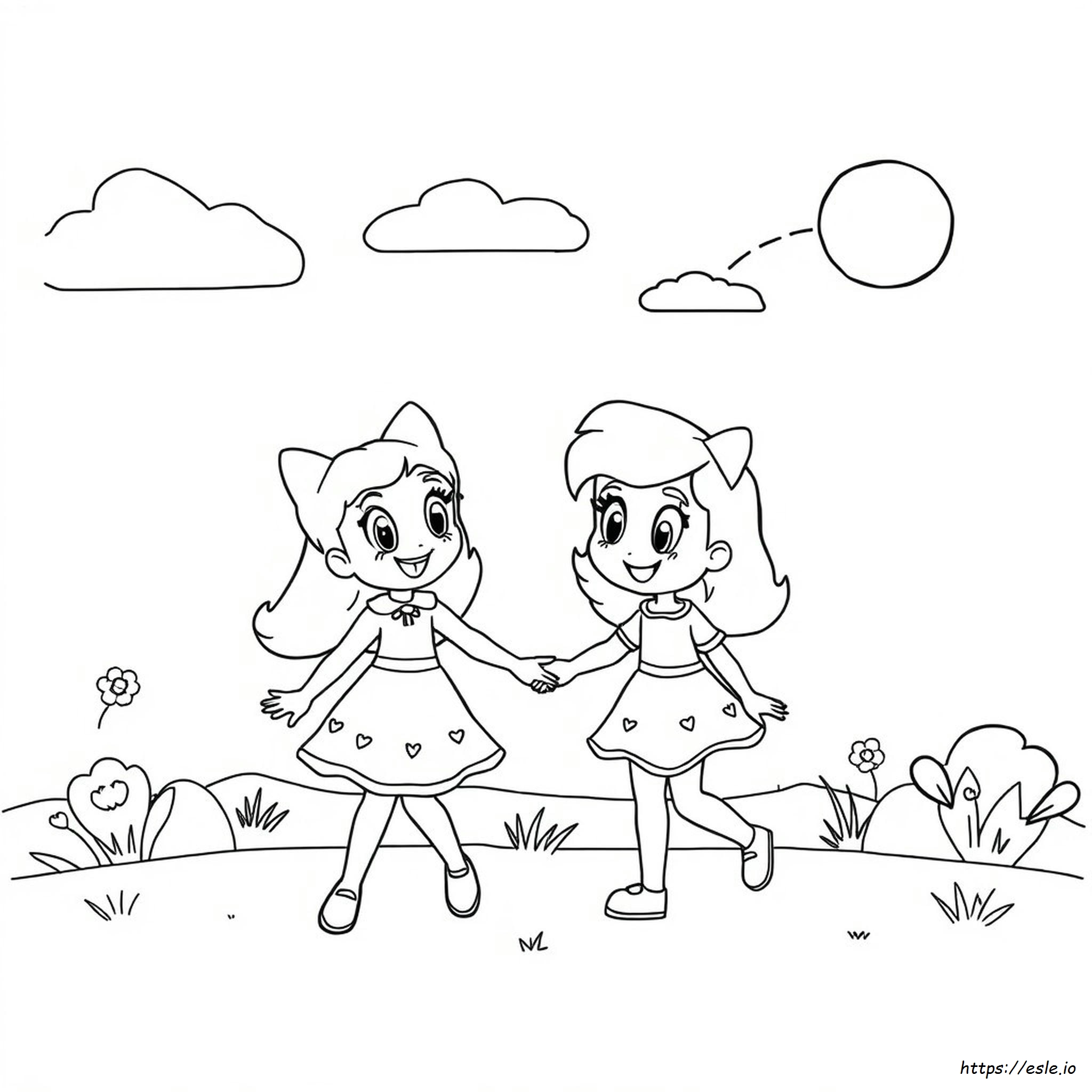 Ruby E Bonnie Da Colorare