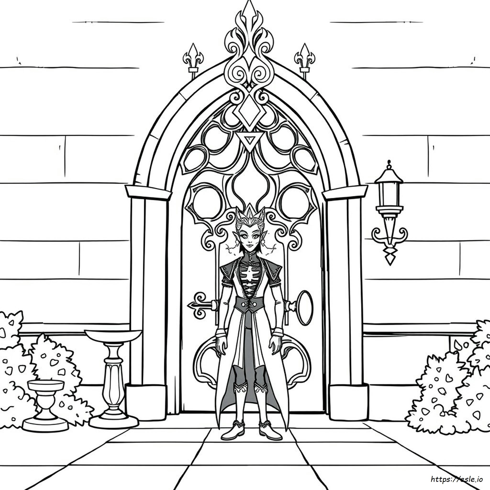 Hazbin Hotel Alastor Coloring Pages