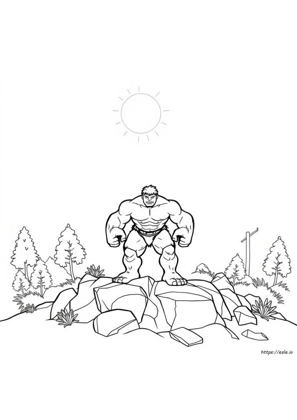 Hulk Disegni Da Colorare Gratis