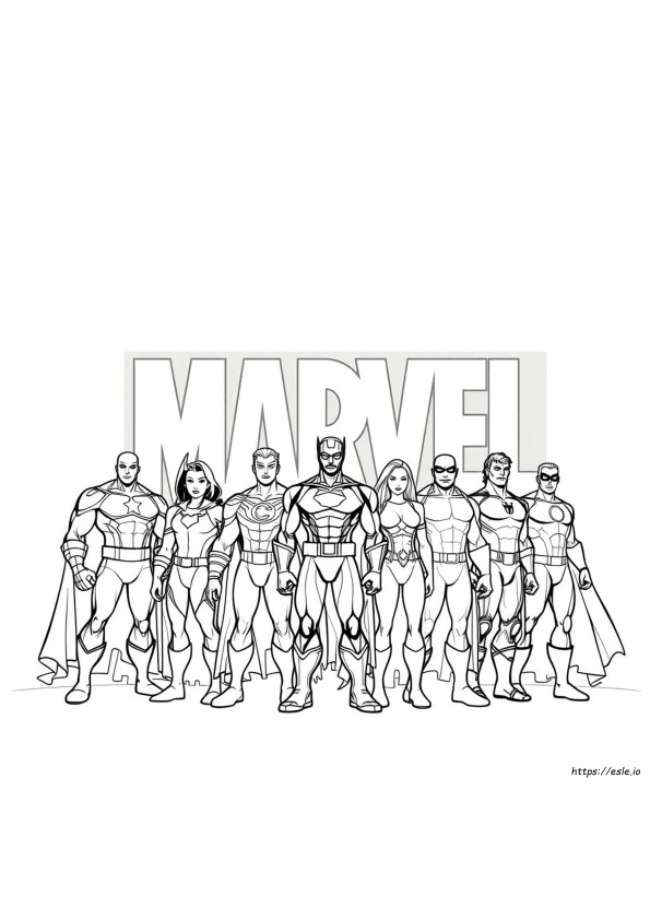 Marvel – Disegni Da Colorare