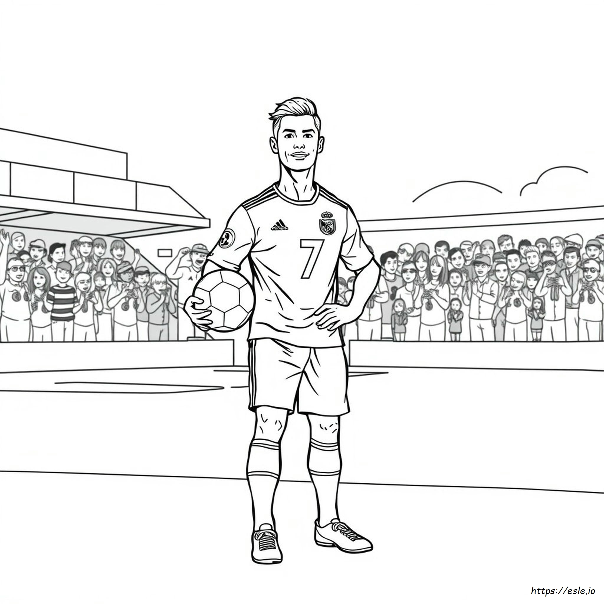 Dibujos Para Colorear De Cr7
