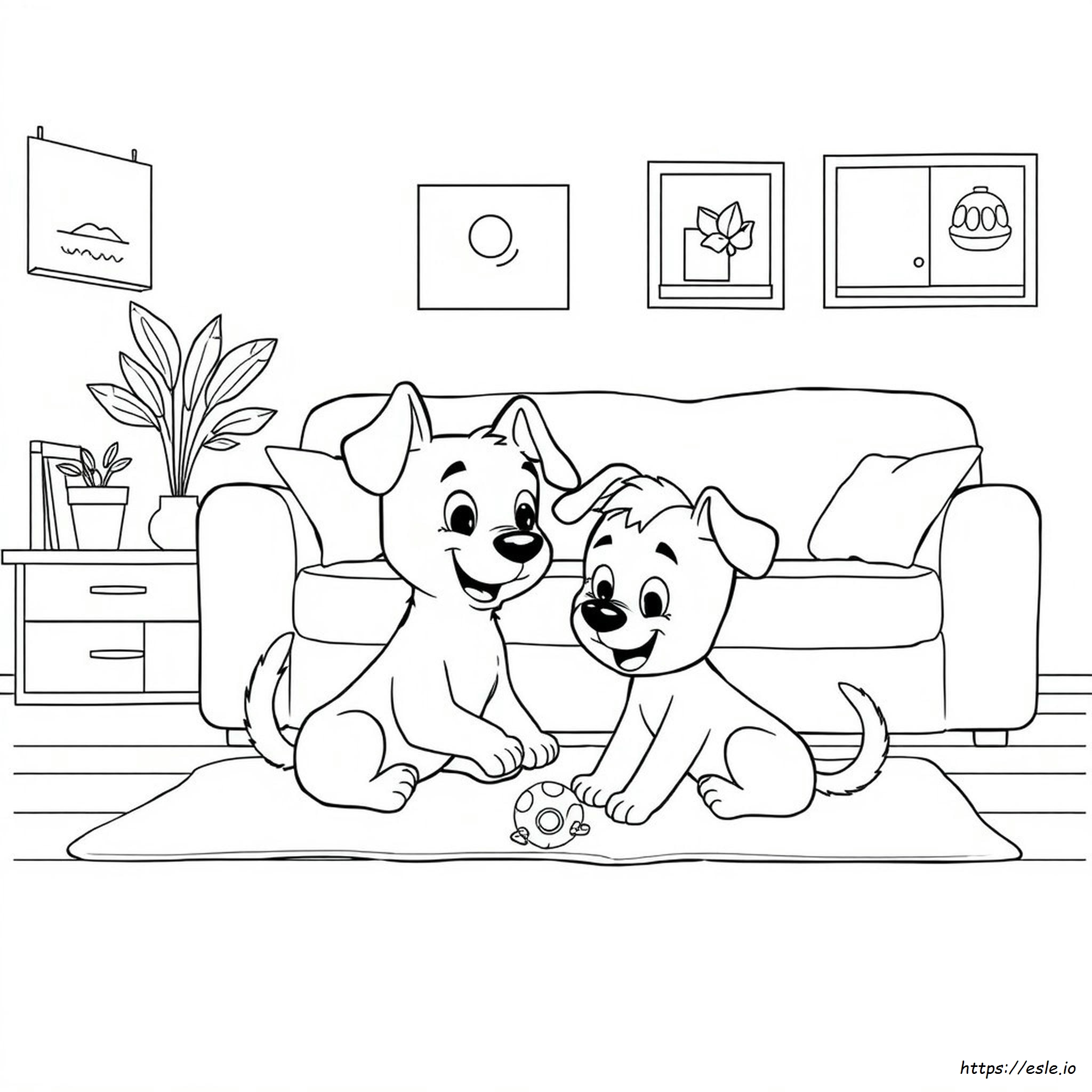 Bluey Chloe Disegni Da Colorare
