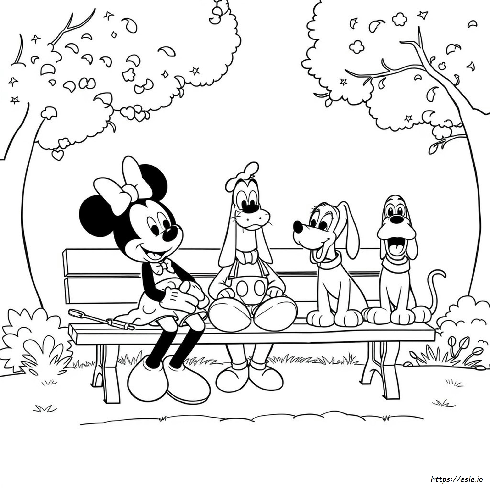 Disegni Da Colorare Di Topolino E Amici