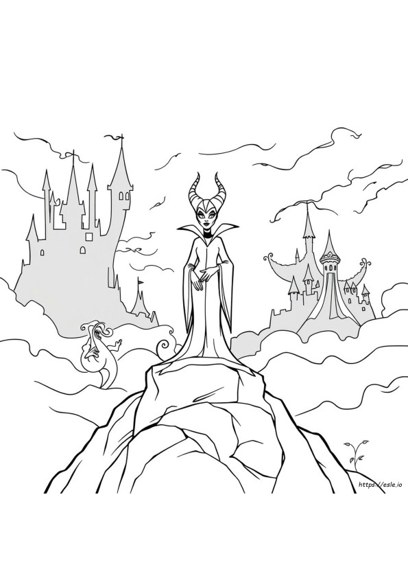 ディズニーヴィランズ ぬりえ