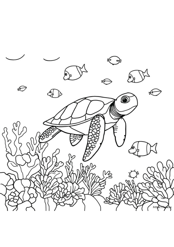 Coloriage Animaux Marins