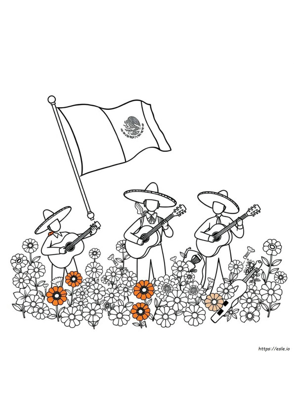 Viva Mexico Coloring Pages