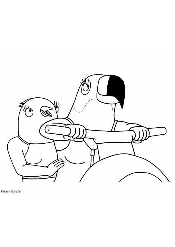 Free Tuca And Bertie coloring page