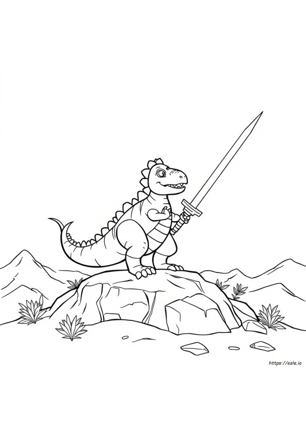 Dino Super Kuat Gambar