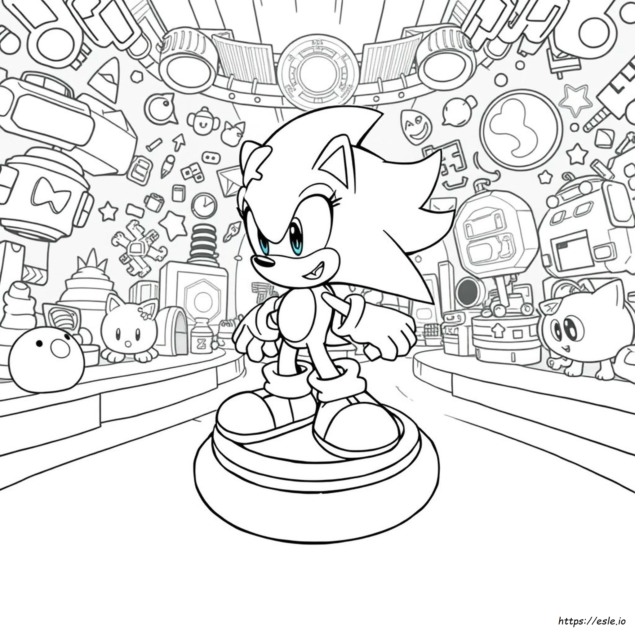 Disegni Da Colorare Di Sonic Super Smash Bros