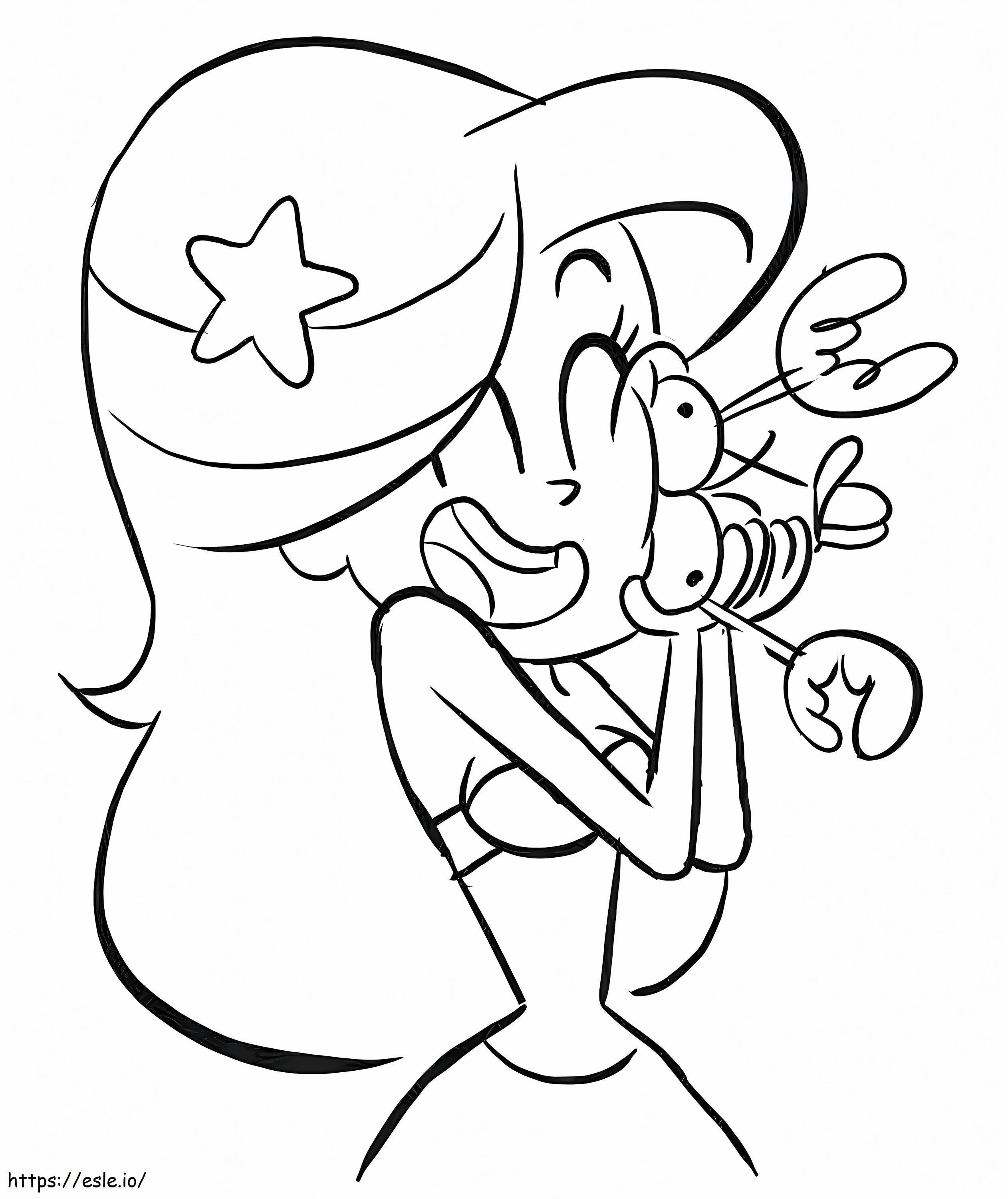 Marina And Bernie coloring page