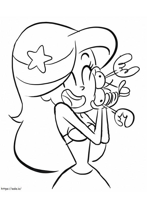 Marina And Bernie coloring page