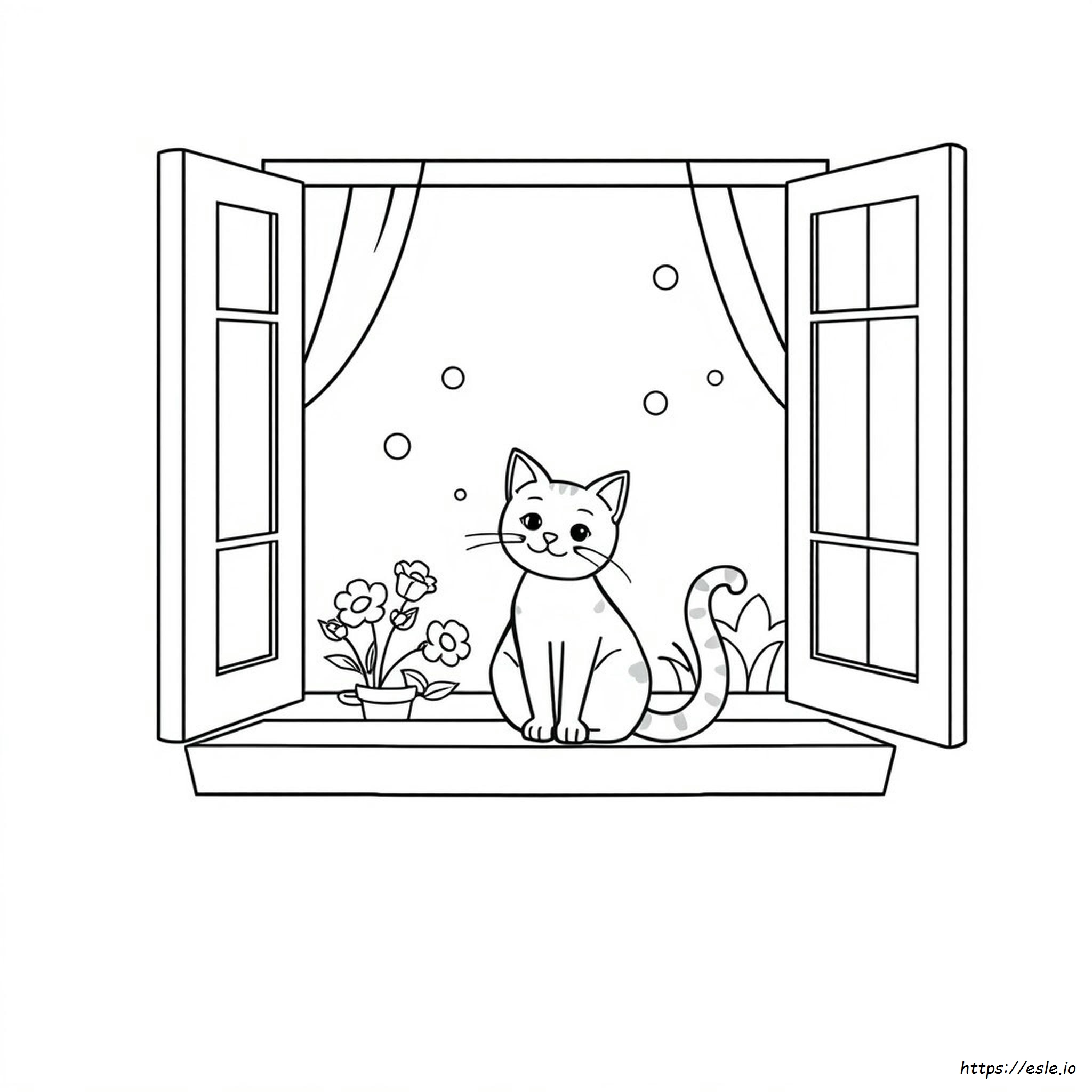Disegni Gatto Da Colorare