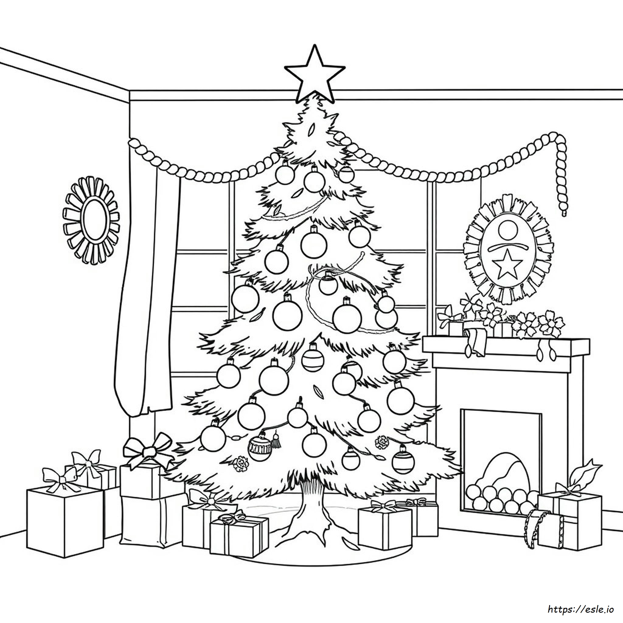 Christmas Tree Coloring In