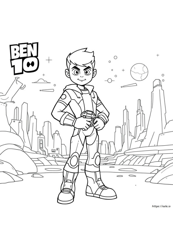 Ben10 Para Colorear