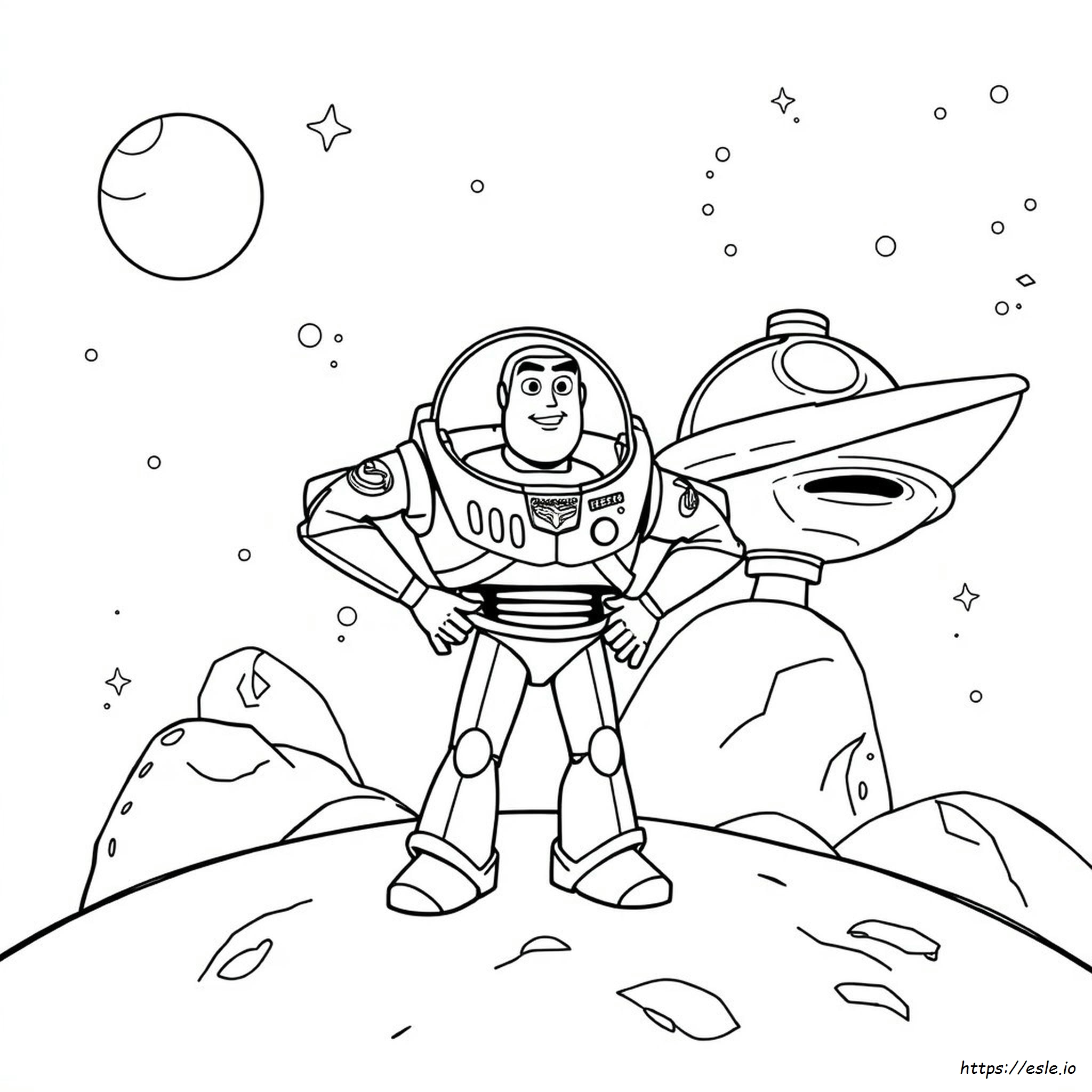 Coloriage Buzz L'éclair À Imprimer Pdf