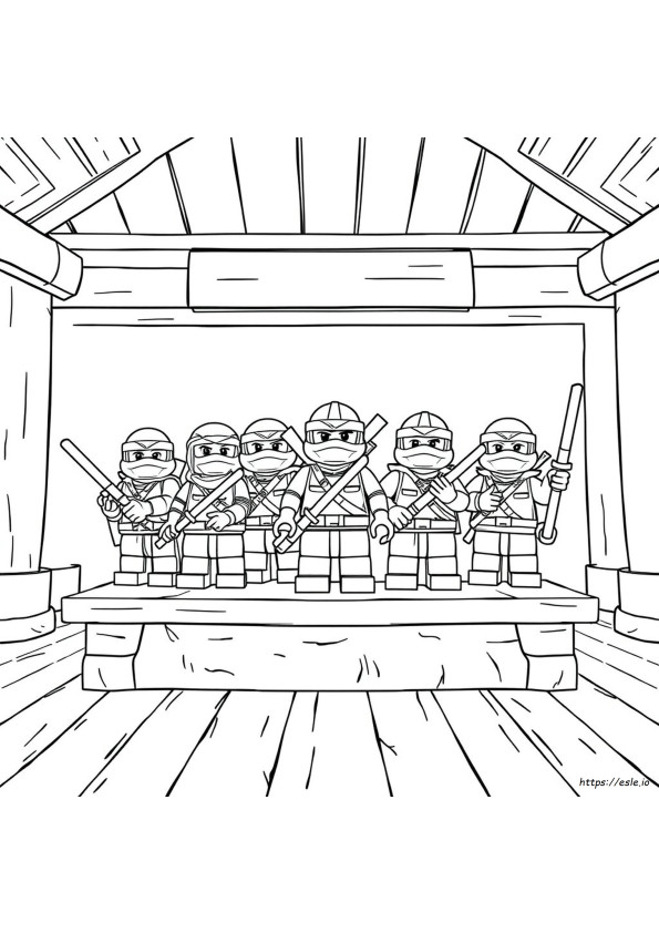 Gambar Mewarnai Kura-Kura Ninja Untuk Dicetak Gratis