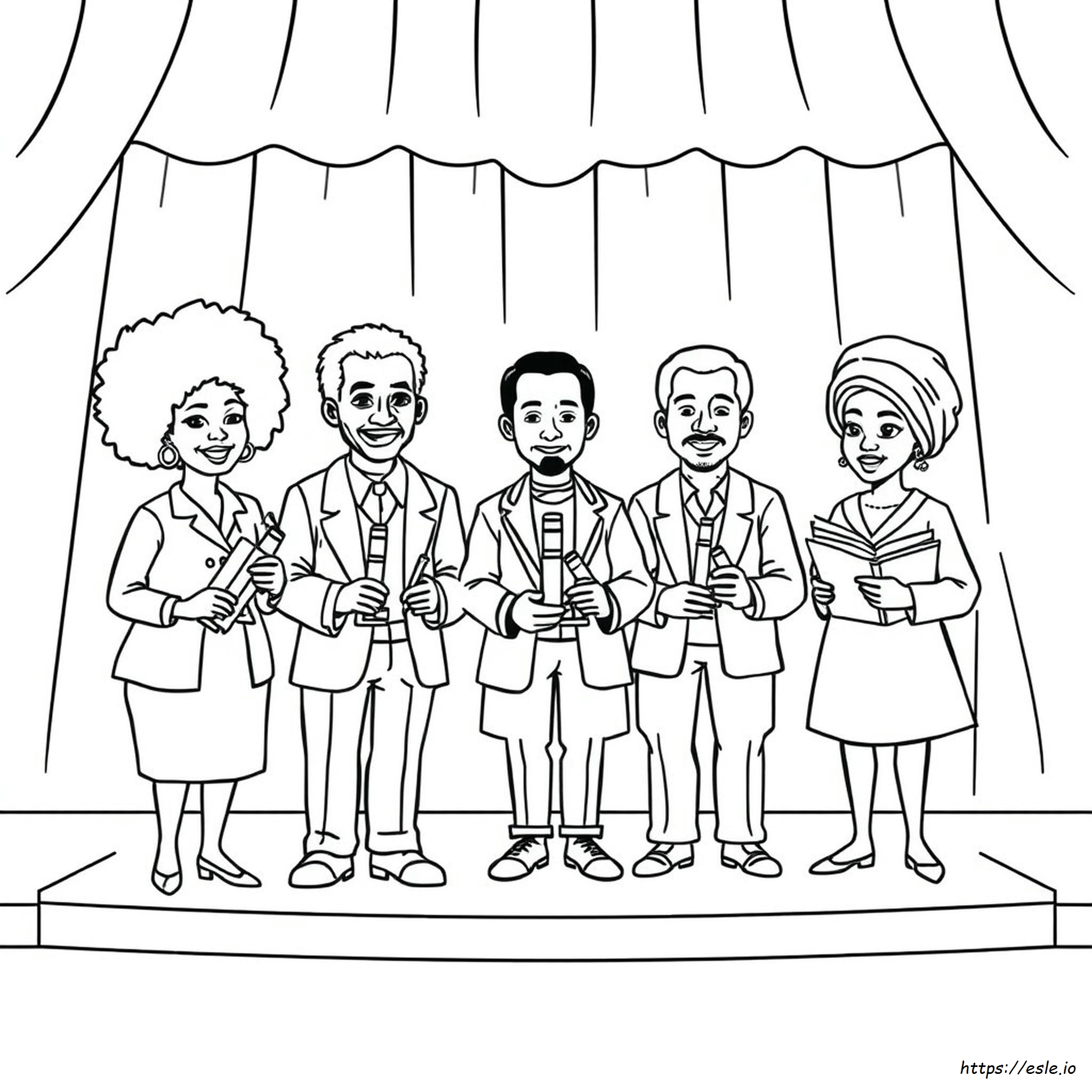 Personajes Afroamericanos Famosos Para Colorear