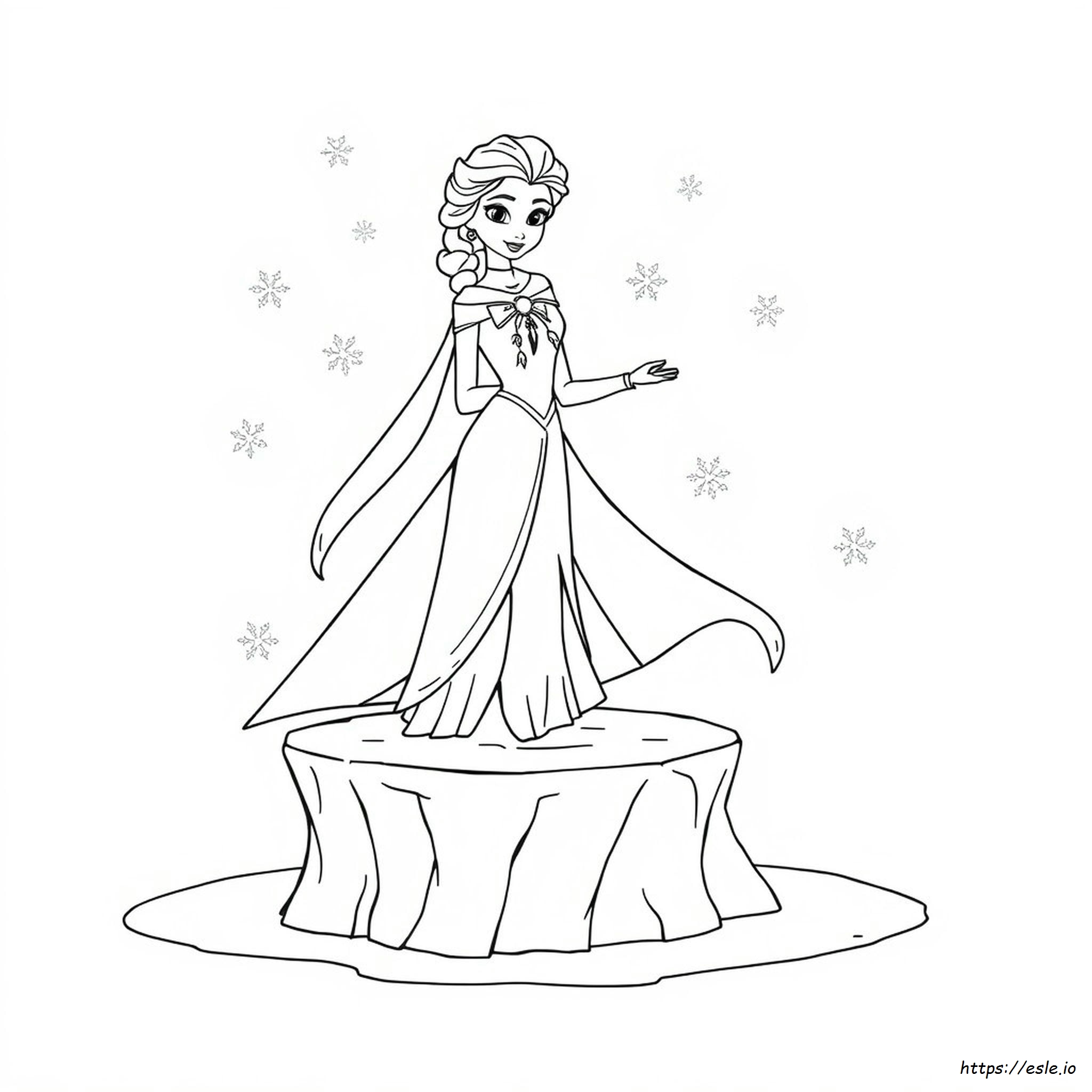 Elsa Colouring Pages Pdf