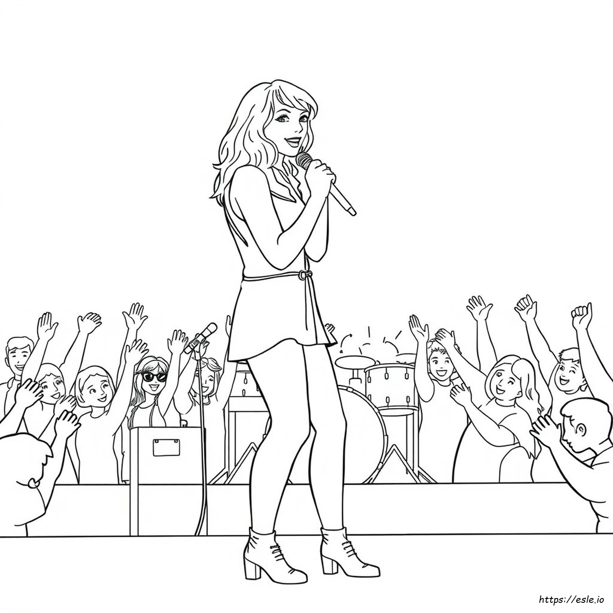 Taylor Swift Da Colorare