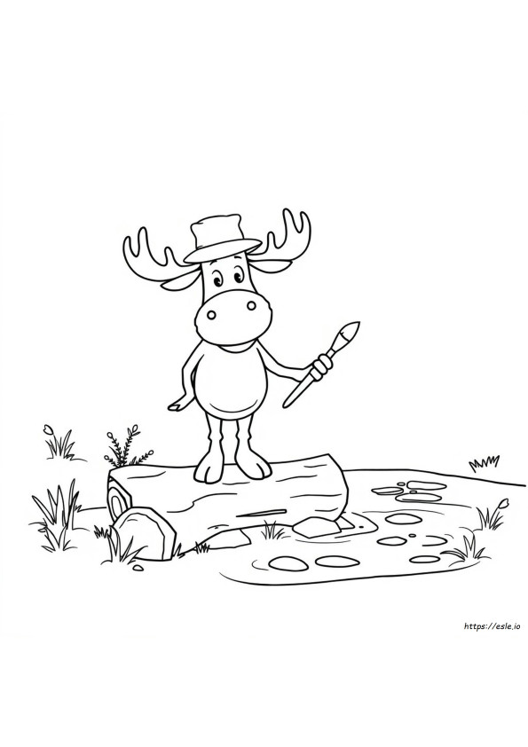 Moosecraft Ausmalbilder