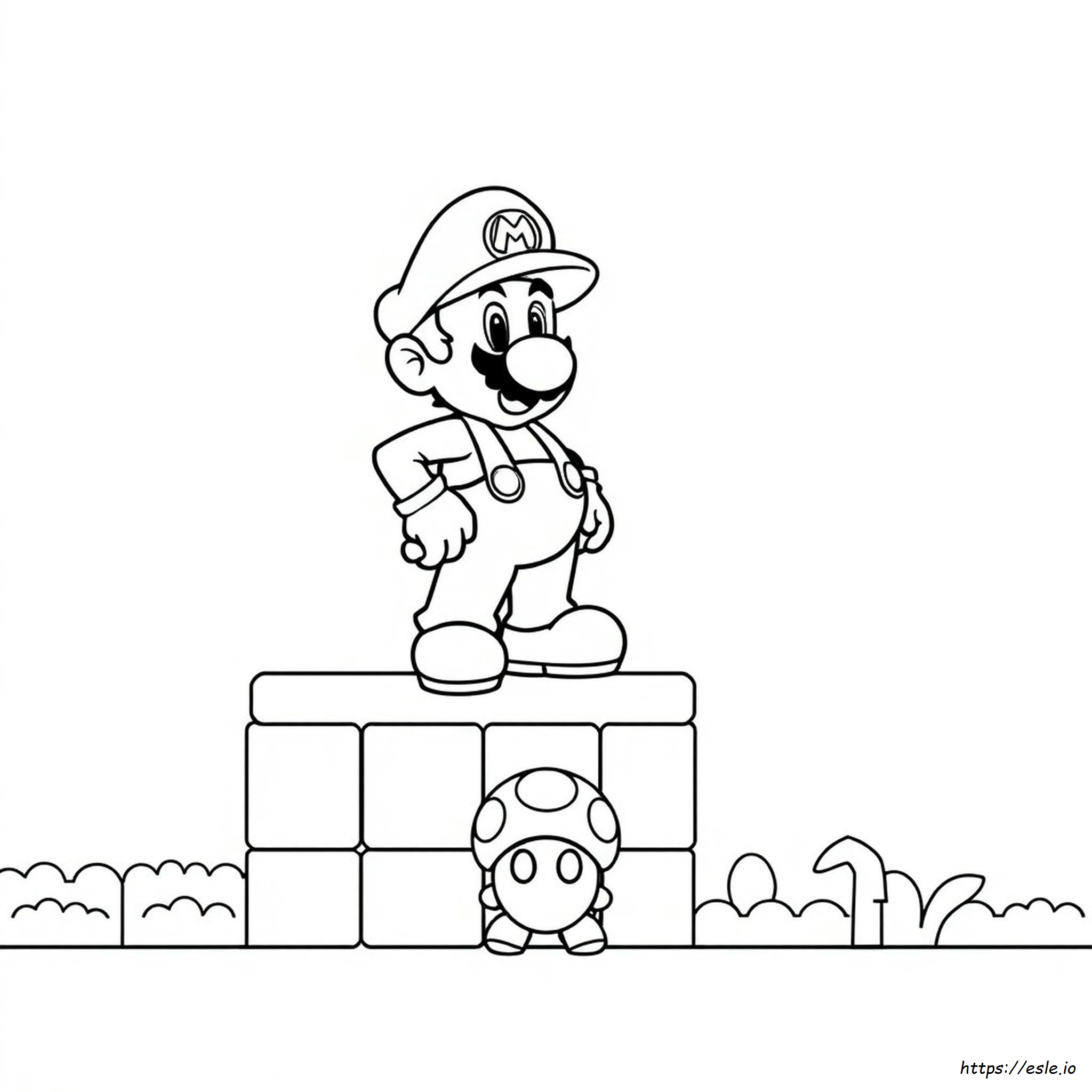 Paper Mario Coloring Pages