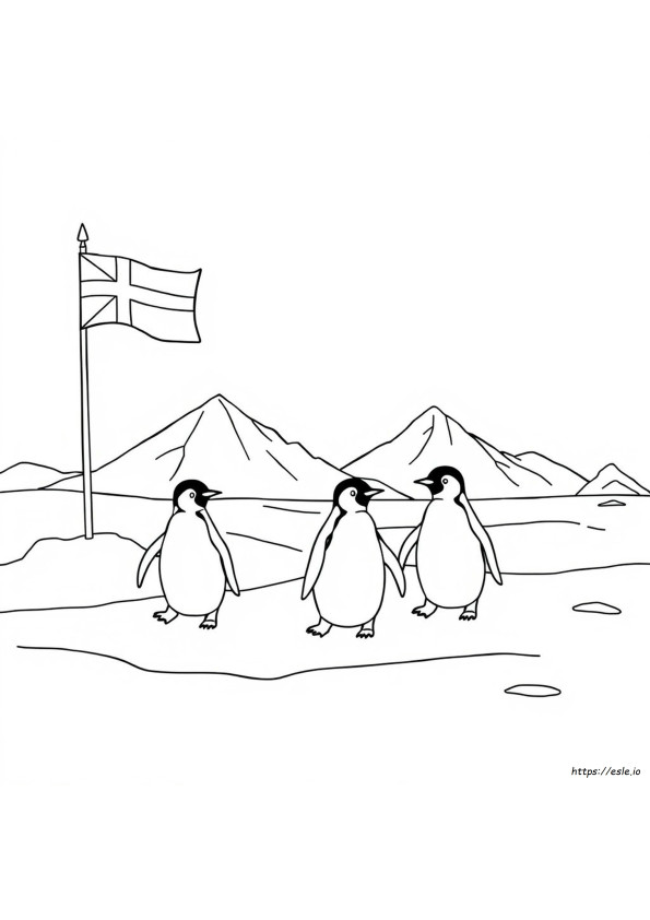 Printable Antarctica Coloring Page