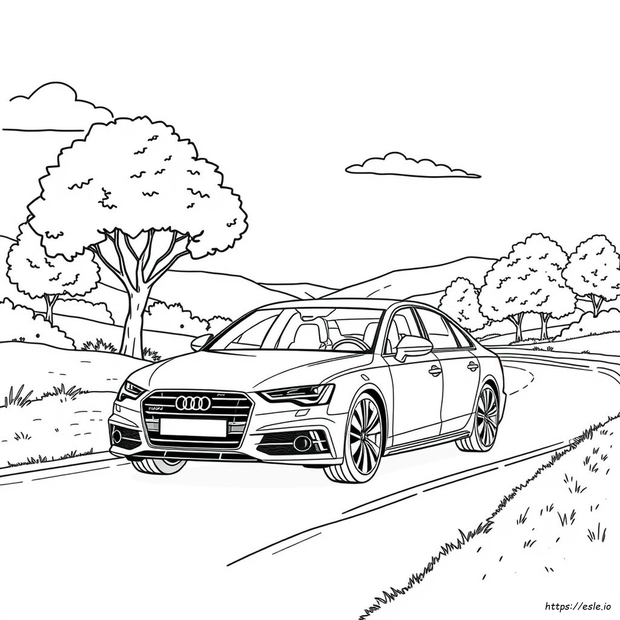 Audi A6 Coloring Pages