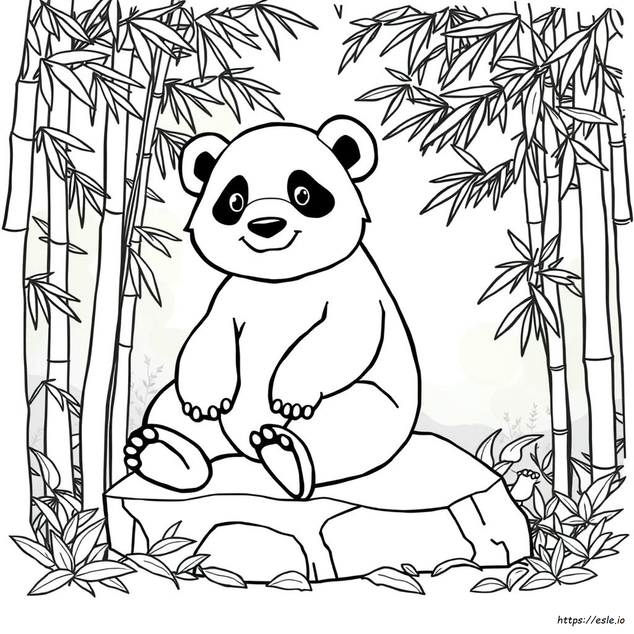 Panda Gigante Da Colorare
