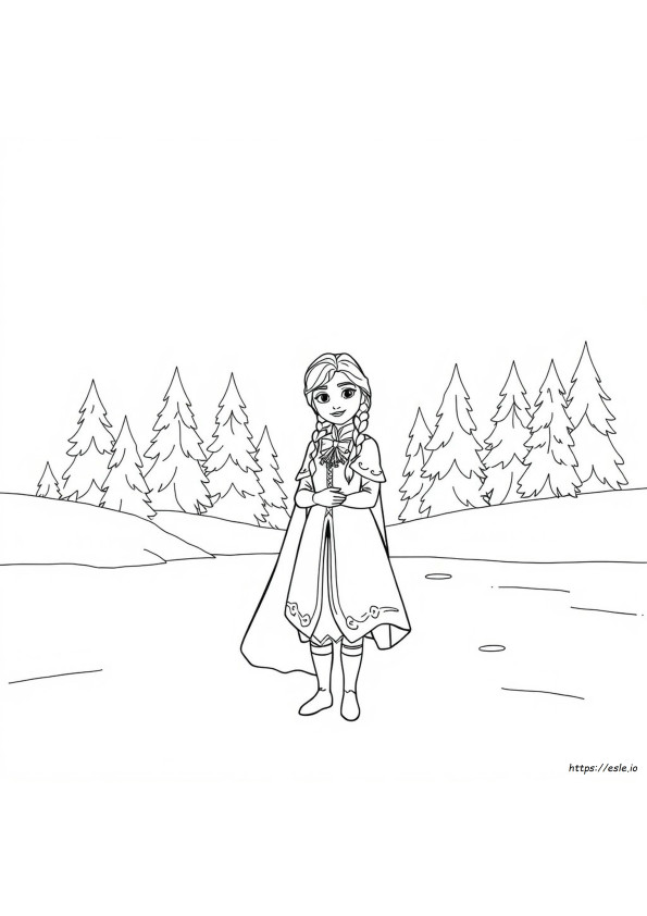 Anna Și Kristoff De Colorat