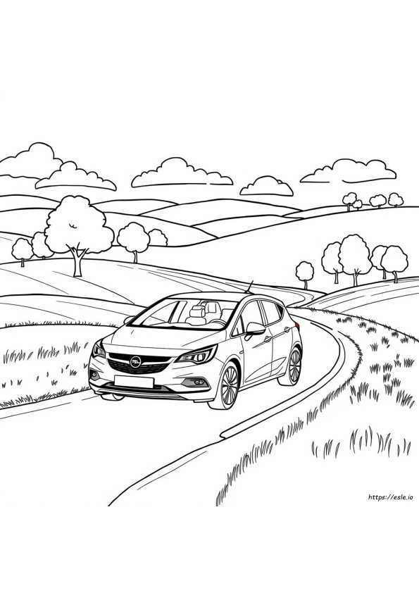 Gambar Mewarnai Opel