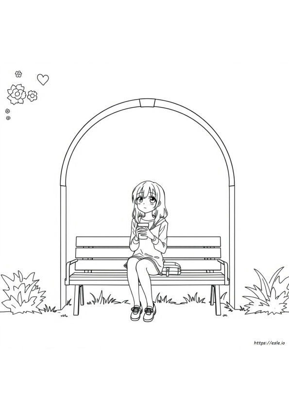 Gambar Mewarnai Anime