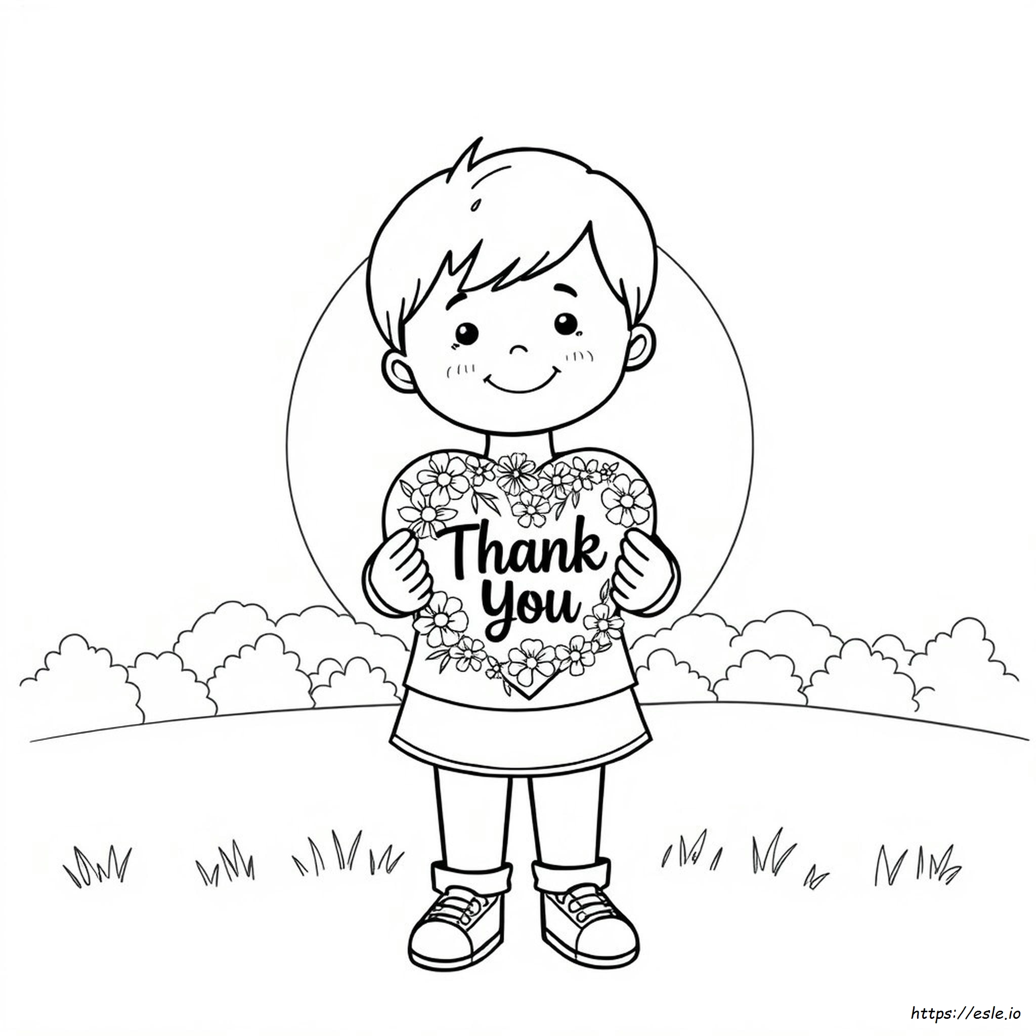 Disegni Sulla Gratitudine Da Colorare Per Bambini