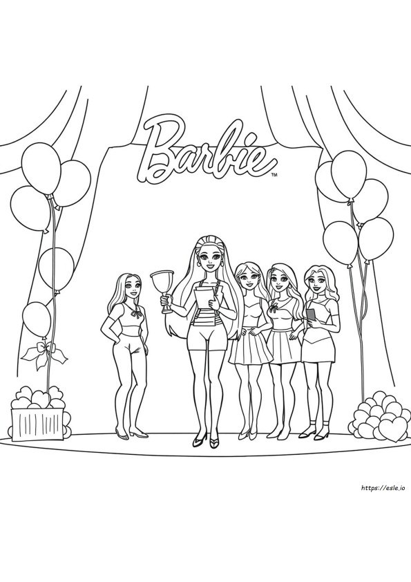 Buku Mewarnai Dan Aktivitas Barbie