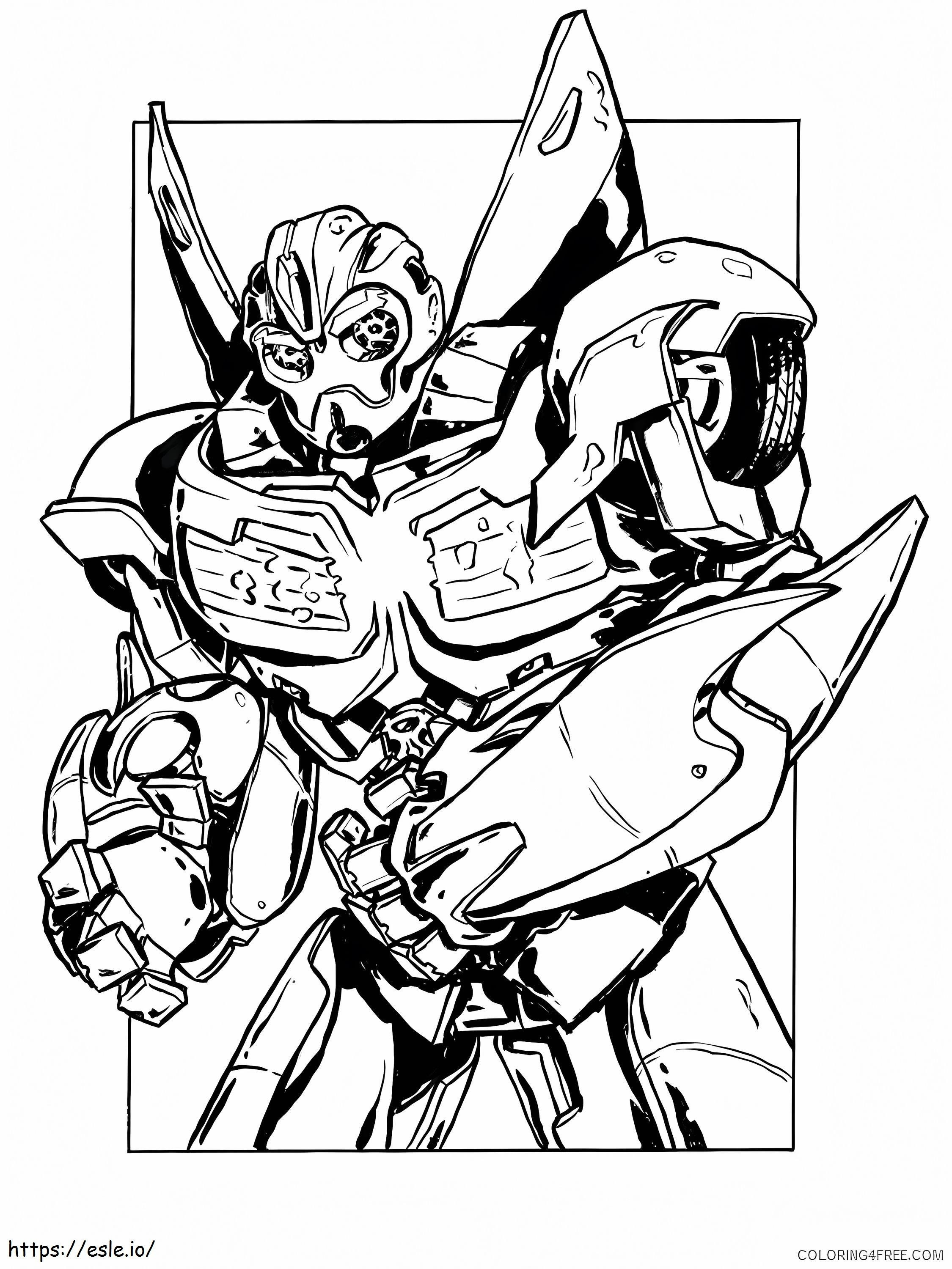 Bumblebee 6 coloring page