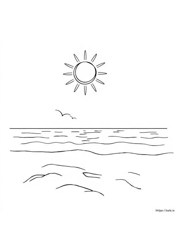 Verano Coloring Page