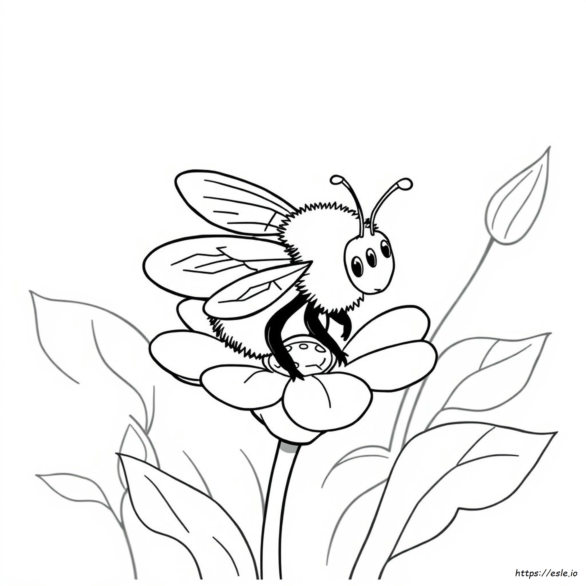 Coloring Picture Of A Bumble Bee