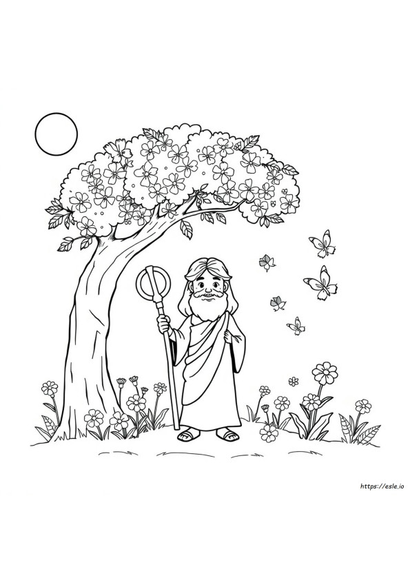 Summer Bible Coloring Pages