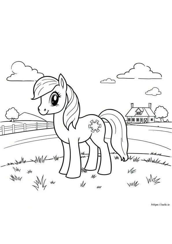My Little Pony Big Mac Halaman Mewarnai