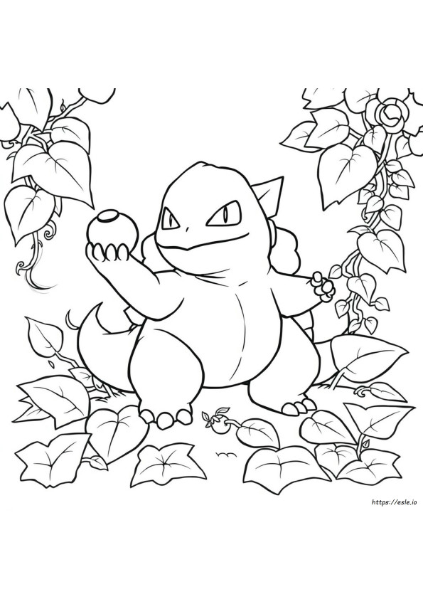 Bisaflor Pokémon Ausmalbild