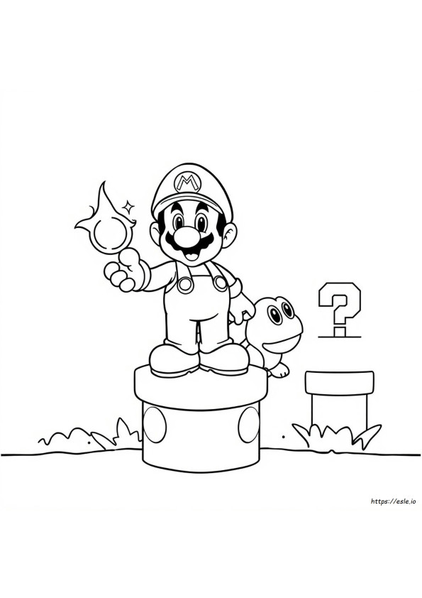 Mewarnai Super Mario