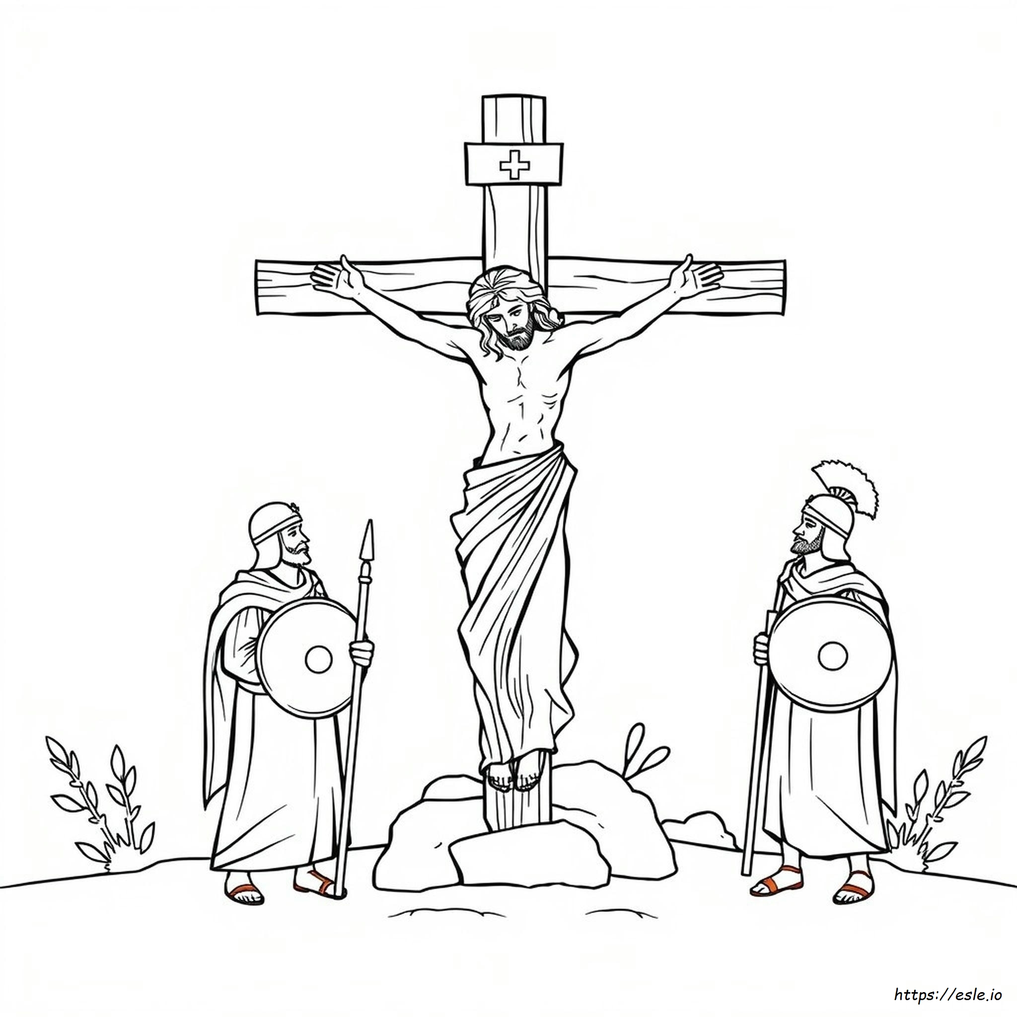 Crocifissione Da Colorare
