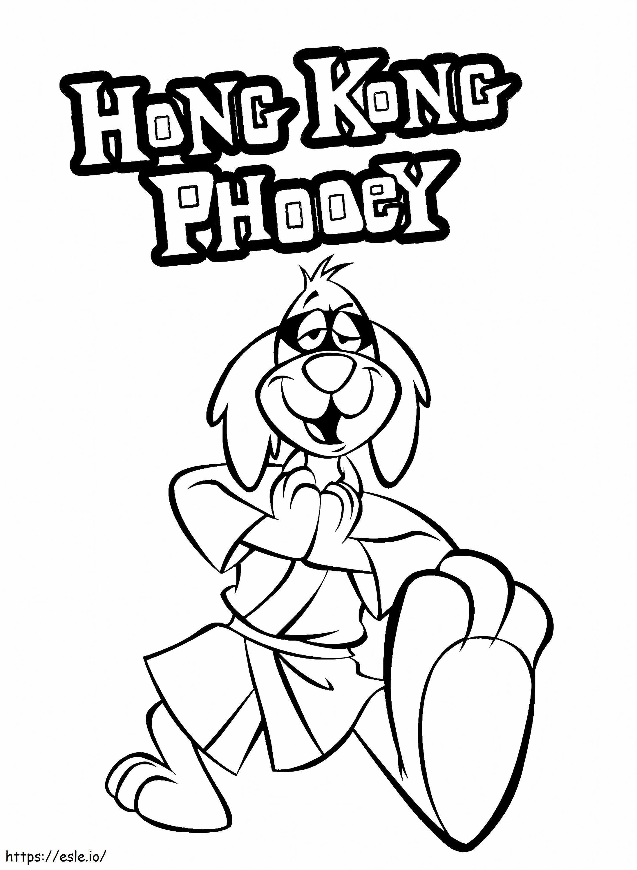 Hongkong Phooey 3 ausmalbilder