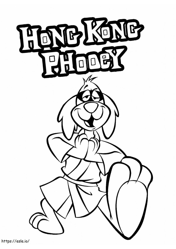 Hong Kong Phooey 3 para colorir